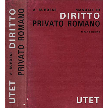 Manuale di diritto primato romano (Terza Edizione)