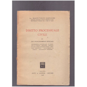 Diritto processuale civile IV Dei Procedimenti Speciali