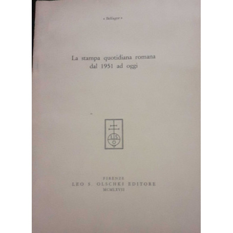 La stampa quotidiana romana dal 1951 ad oggi