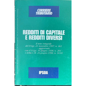 Redditi di capitale e redditi diversi