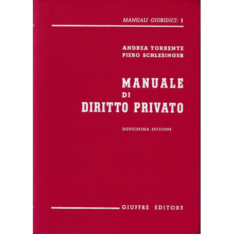 Manuale di diritto privato