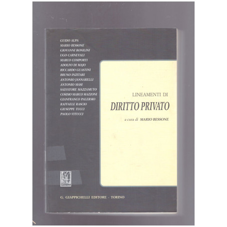 Lineamenti di diritto privato