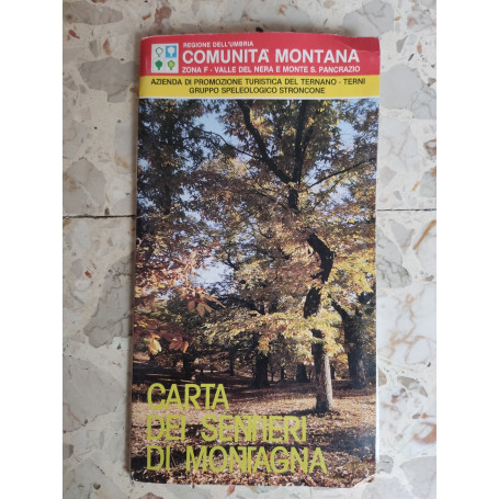 Carta dei sentieri di montagna