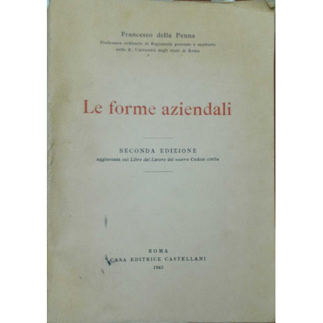 Le forme aziendali