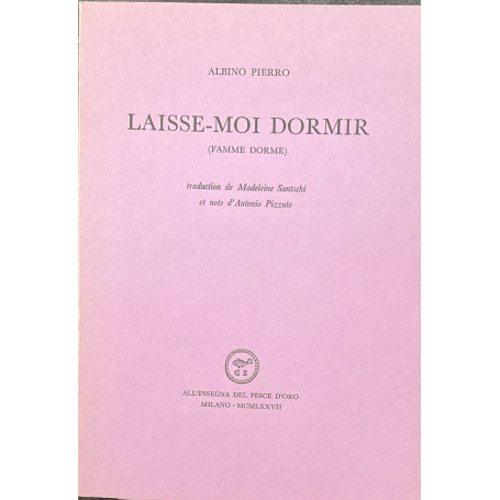 Laisse-moi dormir (Femme dorme)