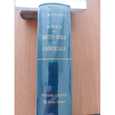 Manuale di diritto civile e commerciale Vol. V