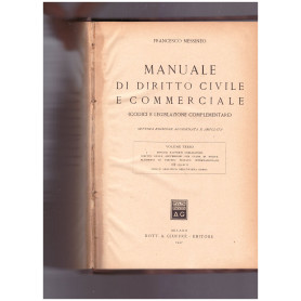 Manuale di Diritto Civile e Commerciale (codici e legislazione complementare) Volume Terzo