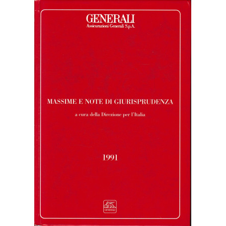 Massime e note di giurisprudenza.