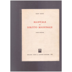 Manuale di diritto regionaleLibrisaggi