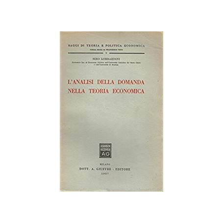 L'analisi della domanda nella teoria economica