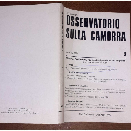 Osservatorio sulla camorra. Volume 3
