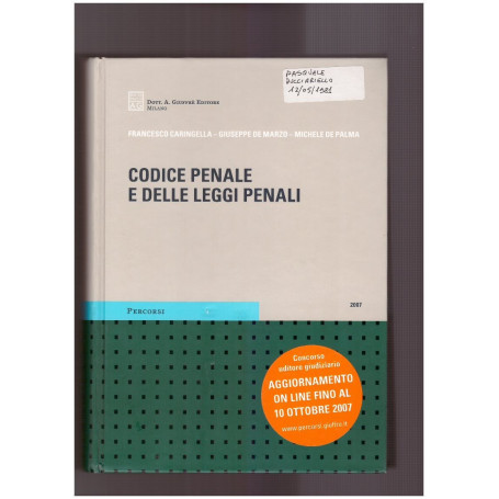 Codice penale e delle leggi penali