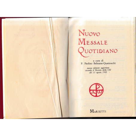 Nuovo messale quotidiano
