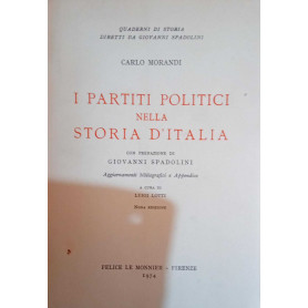 I partiti politici nella storia d'Italia