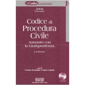 Codice di procedura civile. Annotato con la giurisprudenza. Con CD-ROM