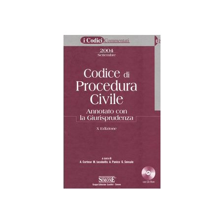 Codice di procedura civile. Annotato con la giurisprudenza. Con CD-ROM