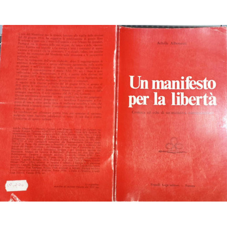 Un manifesto per la libertà