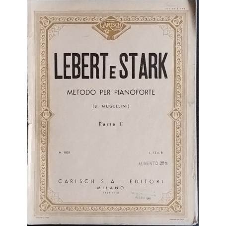 Lebert e stark. Metodo per pianoforte. Parte I
