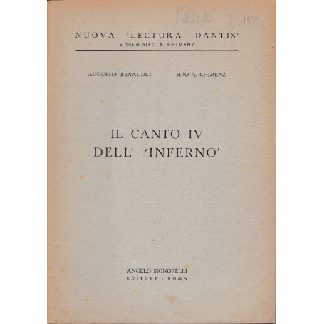 Il canto IV dell'Inferno