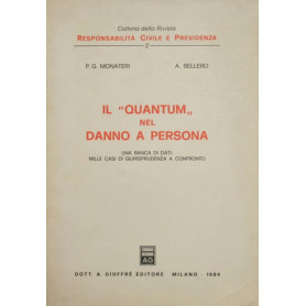 Il quantum nel danno a persona. Una banca di dati: mille casi di giurisprudenza a confrontoLibrisaggi