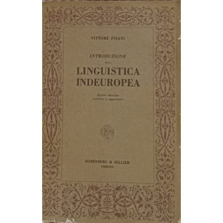 Introduzione alla linguistica indeuropea