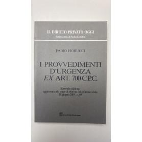 Provvedimenti Urgenza Ex Art. 700 C.P.C.