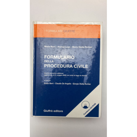 Formulario della procedura civile