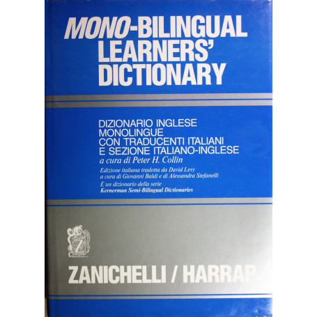 MONO-BILINGUAL LEARNER'S DICTIONARY