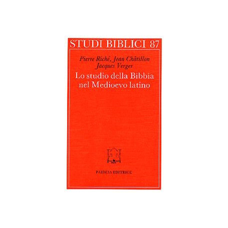 Lo studio della Bibbia nel Medioevo latino