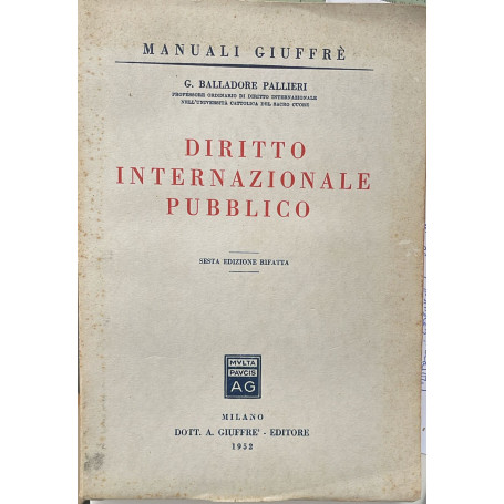 Diritto internazionale pubblico