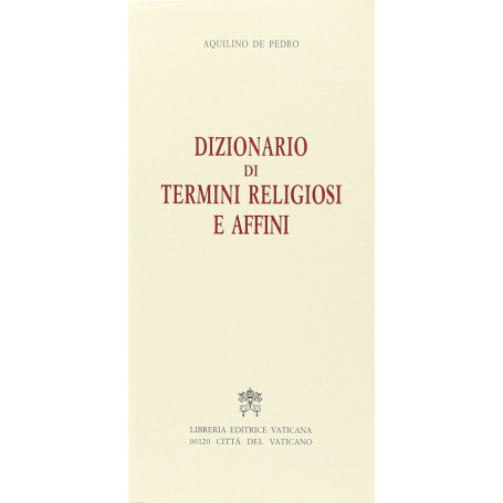 Dizionario di termini religiosi e affini