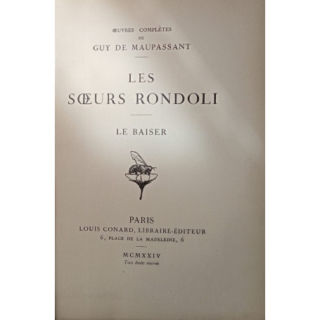 Les soeurs Rondoli. Le baiser