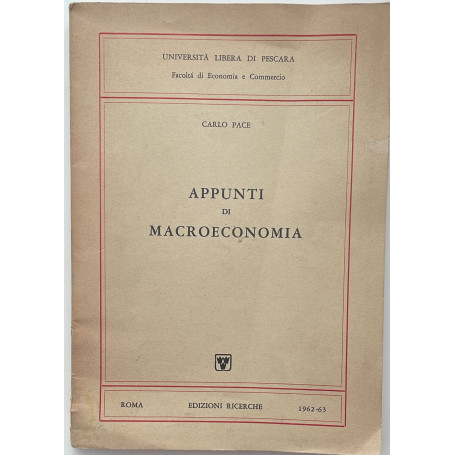 Appunti di macroeconomia