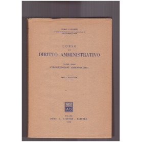 Corso di diritto amministrativo Volume Terzo L'organizzazione amministrativa