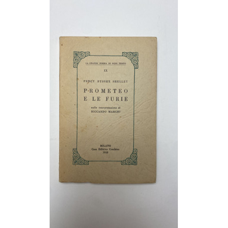 Prometeo e le Furie. Nella interpretazione di Riccardo Marchi