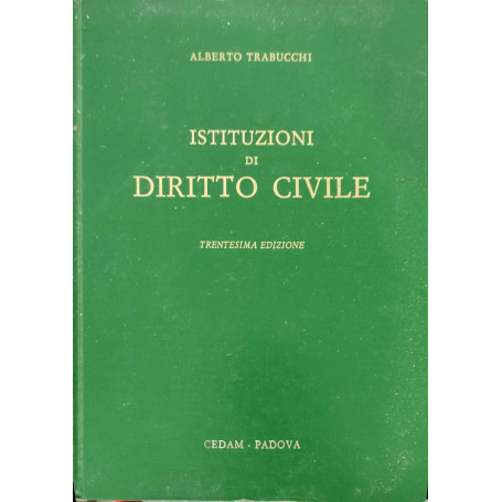 Istituzioni di diritto civile - trentesima edizione