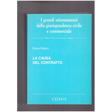 La causa del contratto
