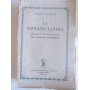 La sintassi latina