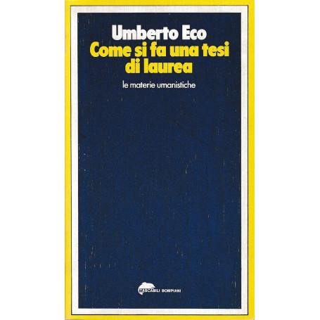 Come si fa una tesi di laurea
