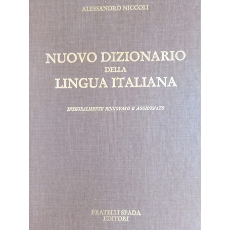 Nuovo dizionario della lingua italiana