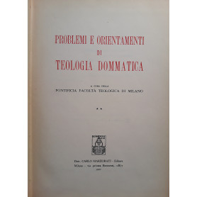 Problemi e orientamenti di teologia dommatica. Volume 2Librisaggi
