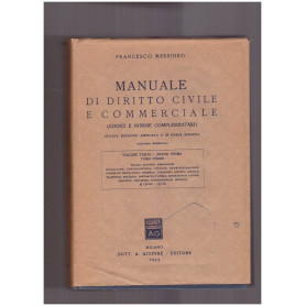 Manuale di diritto civile e commerciale (Codici e norme complementari) Vol. III Parte Prima Tomo PrimoLibrisaggi