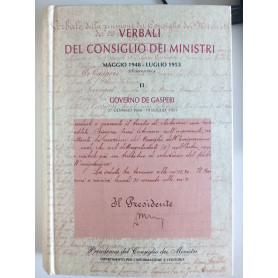 Verbali del Consiglio dei Ministri II Governo De Gasperi