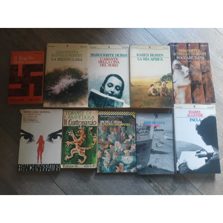 lotto narrativa mista casa editrice Feltrinelli