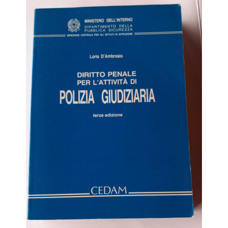 Diritto penale per l'attività di polizia giudiziaria