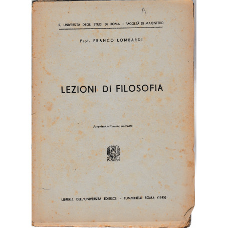 Lezioni di Filosofia