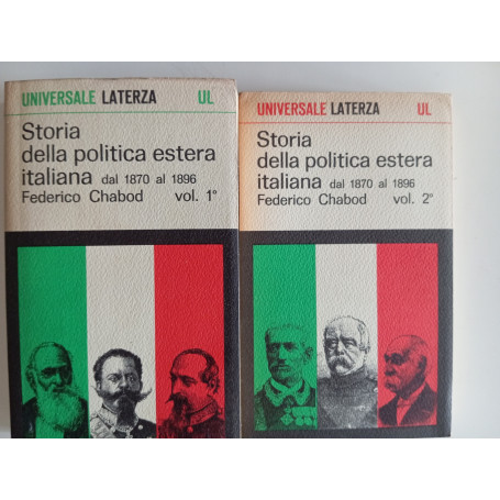 Storia della politica esterna italiana Vol. 1 e 2