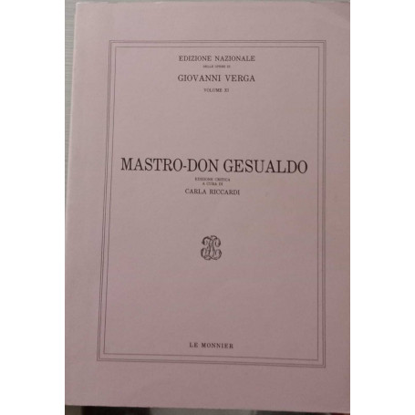 Mastro Don Gesualdo.