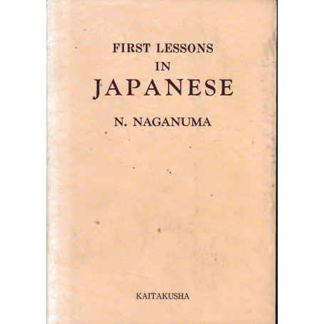 First lessons in Japanese.