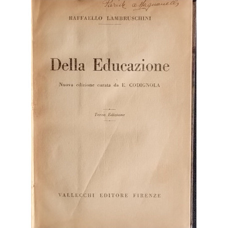 Della Educazione